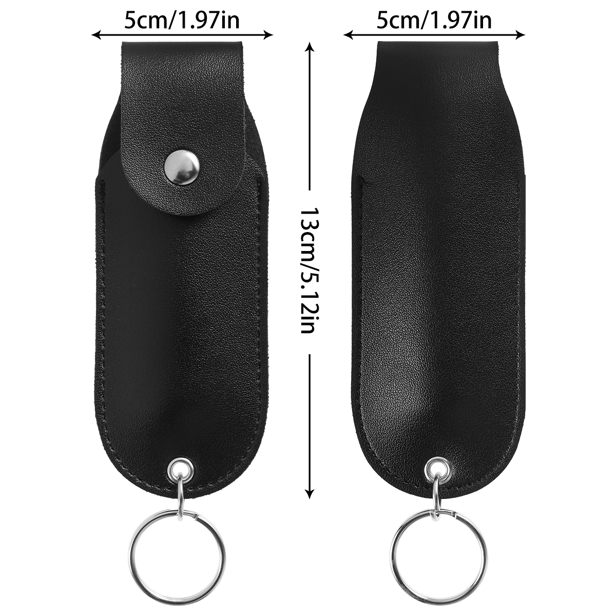 Pepper Spray Pouch PU Leather  - đánh giá và giá Personal Alarm Keychain