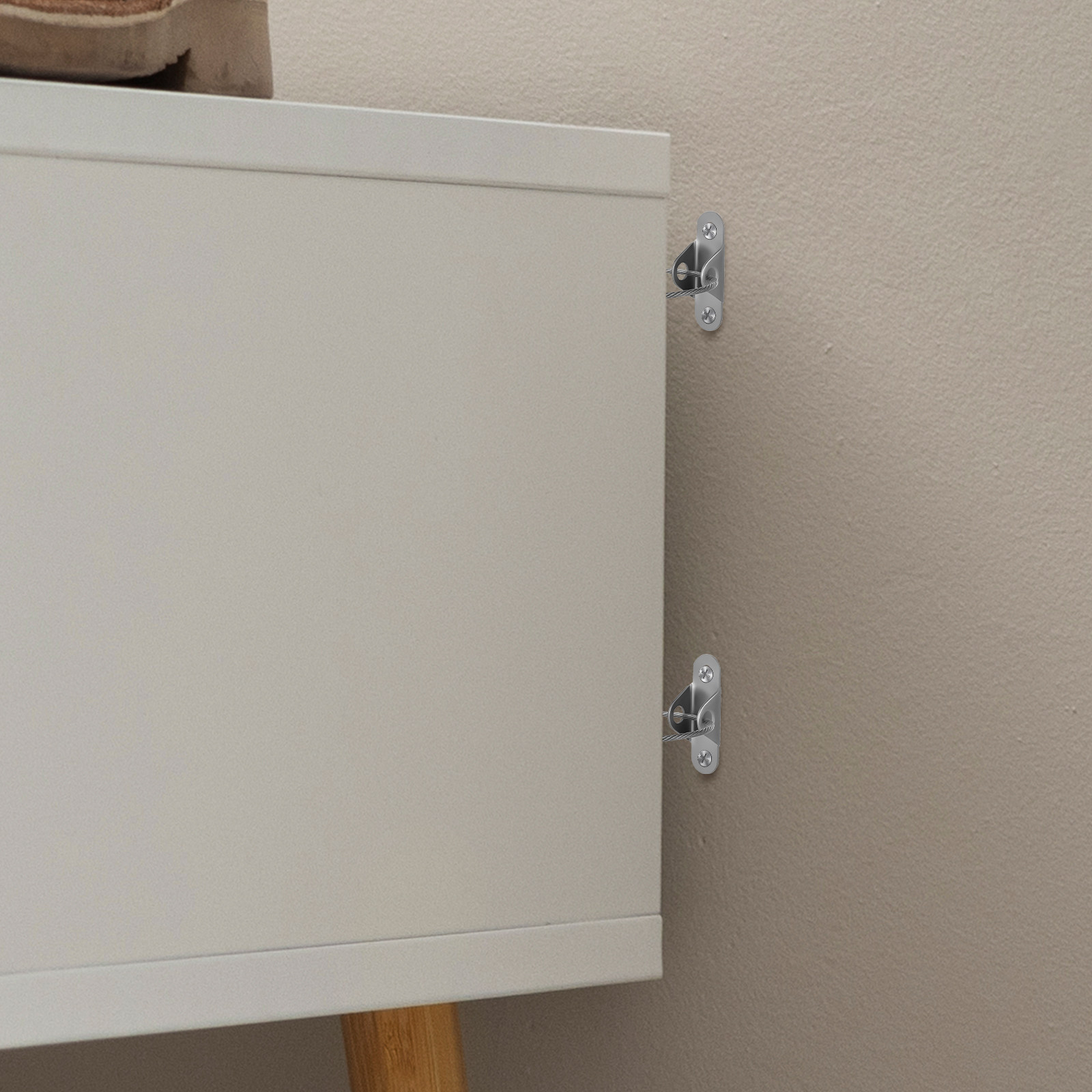 6Sets Furniture Wall Anchors A - đánh giá và giá Earthquake Anchor Strap