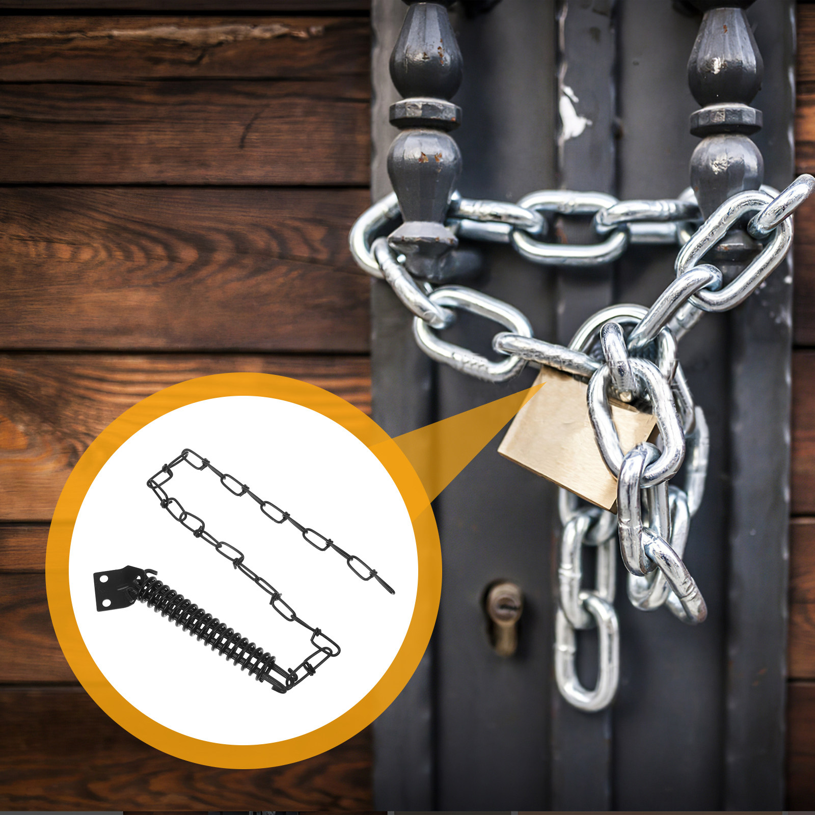 1Set Door Lock Chain Heavy Dut - đánh giá và giá Security Chain Door